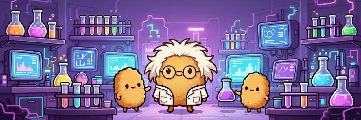 Nuggie Labs — the team hard at work in the laboratory